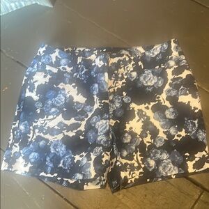 Limited blue floral shorts